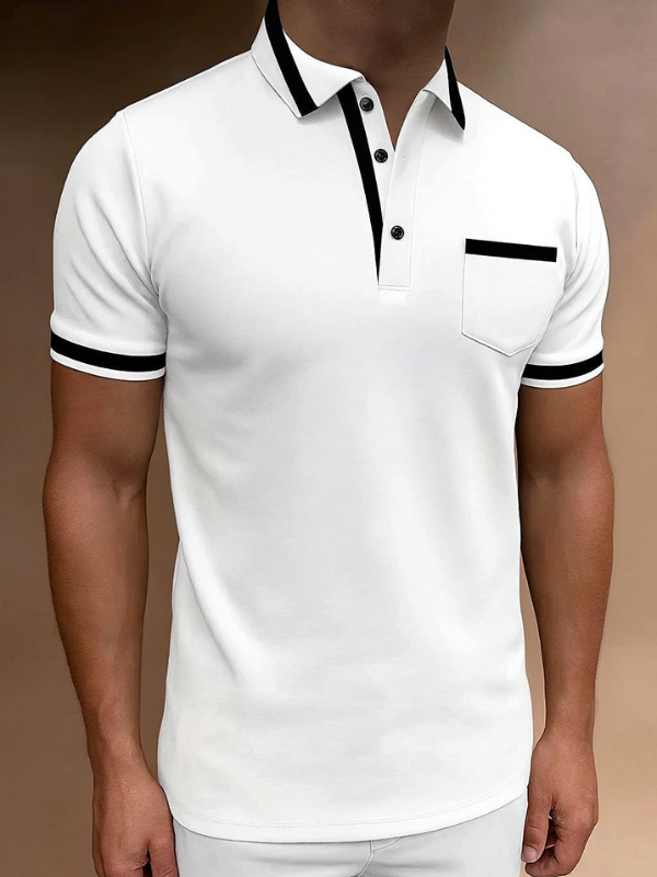 Elegante Polo da Uomo a Maniche Lunghe per Ogni Occasione - Stile Classico