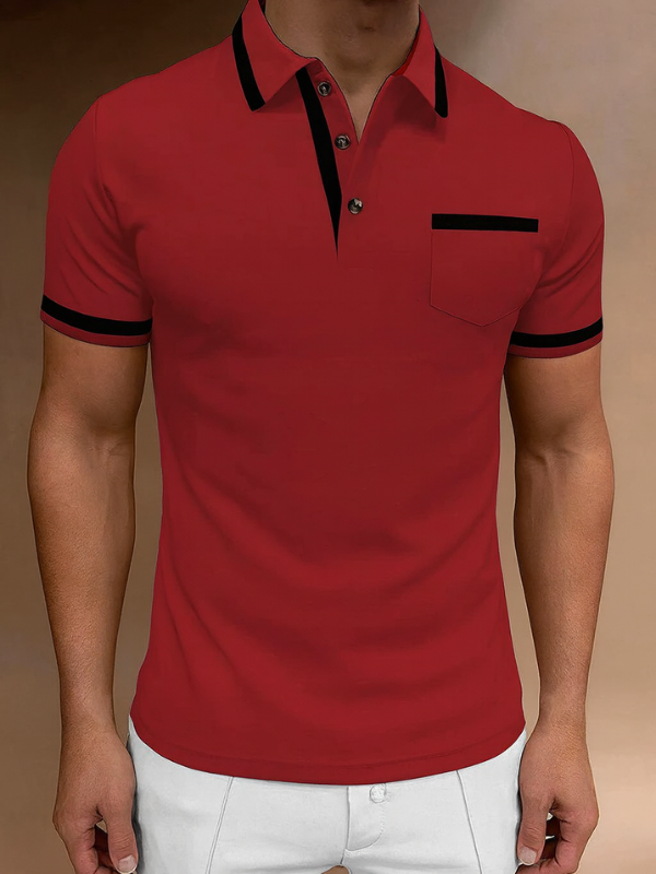 Elegante Polo da Uomo a Maniche Lunghe per Ogni Occasione - Stile Classico