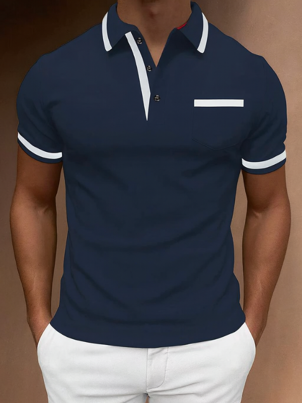 Elegante Polo da Uomo a Maniche Lunghe per Ogni Occasione - Stile Classico