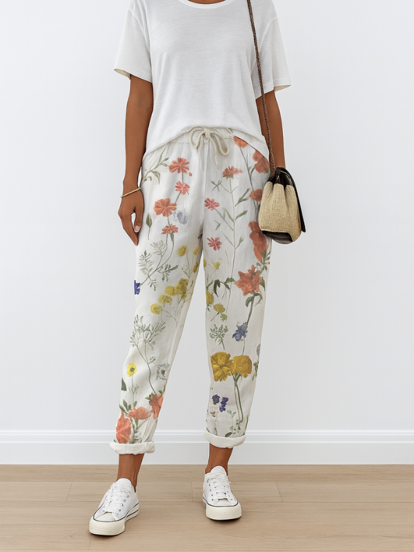Elegante Sommerhose für Damen mit vielseitigem Design – atmungsaktiver Stoff und figurbetonender Schnitt