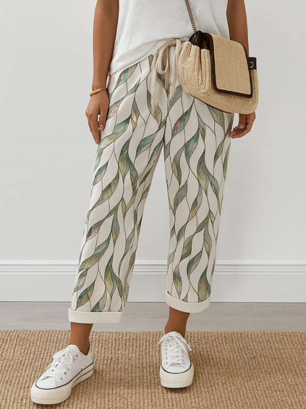 Elegante Sommerhose für Damen mit vielseitigem Design – atmungsaktiver Stoff und figurbetonender Schnitt