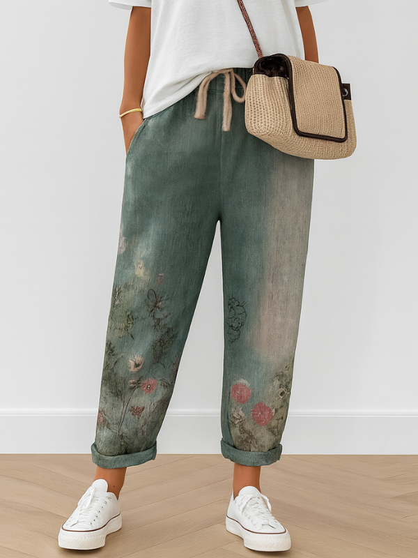 Elegante Sommerhose für Damen mit vielseitigem Design – atmungsaktiver Stoff und figurbetonender Schnitt