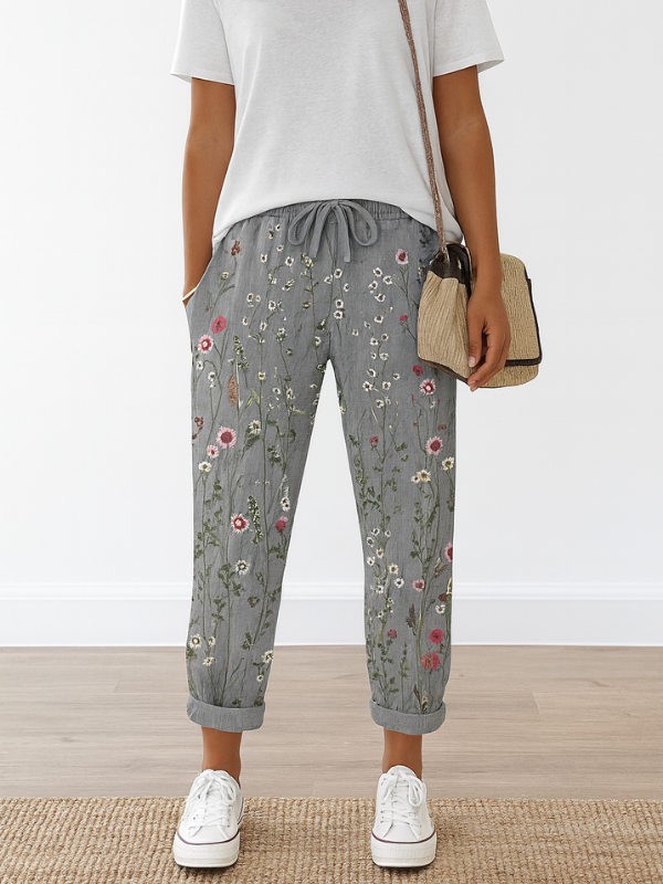 Elegante Sommerhose für Damen mit vielseitigem Design – atmungsaktiver Stoff und figurbetonender Schnitt
