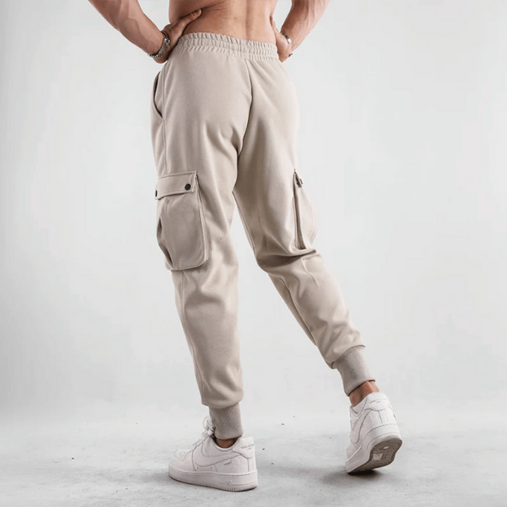 Pantaloni Joggers Uomo in Tessuto Tecnico per Sport e Attività All'Aperto