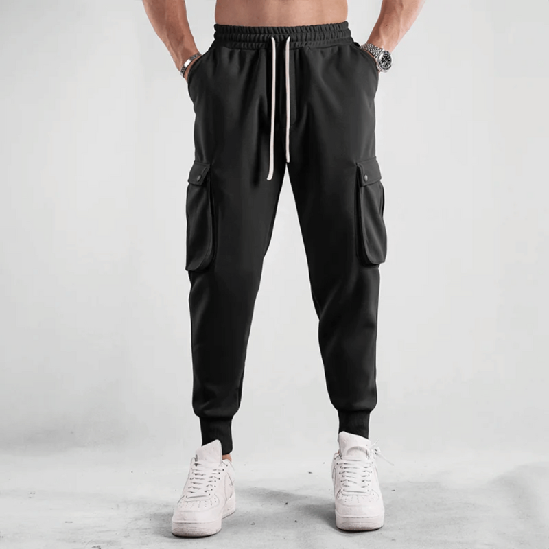 Pantaloni Joggers Uomo in Tessuto Tecnico per Sport e Attività All'Aperto