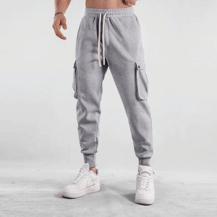 Pantaloni Joggers Uomo in Tessuto Tecnico per Sport e Attività All'Aperto
