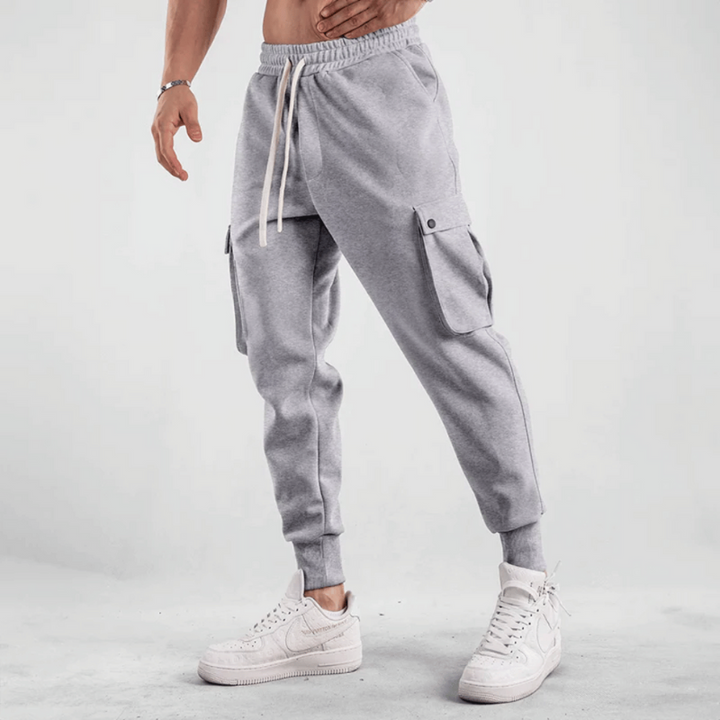 Pantaloni Joggers Uomo in Tessuto Tecnico per Sport e Attività All'Aperto