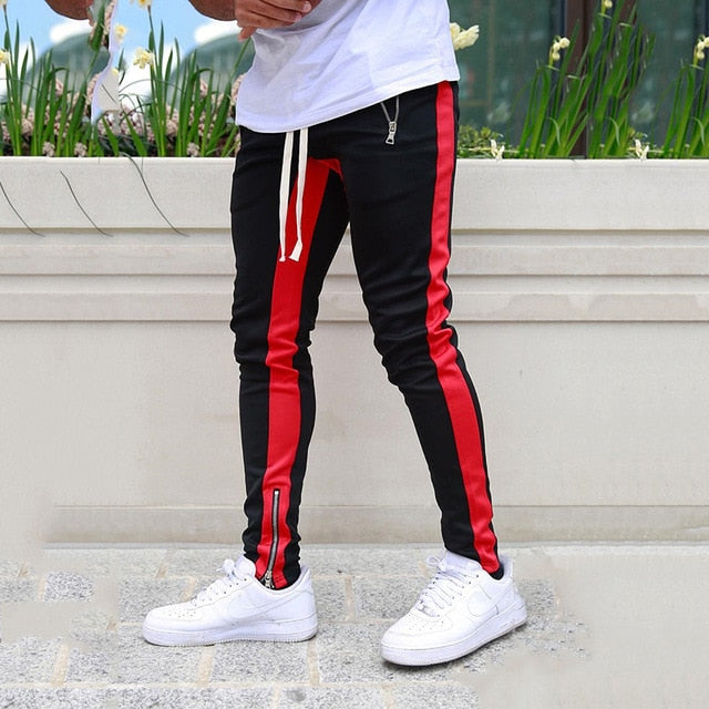 Pantaloni Sportivi da Uomo con Strisce a Contrasto 2