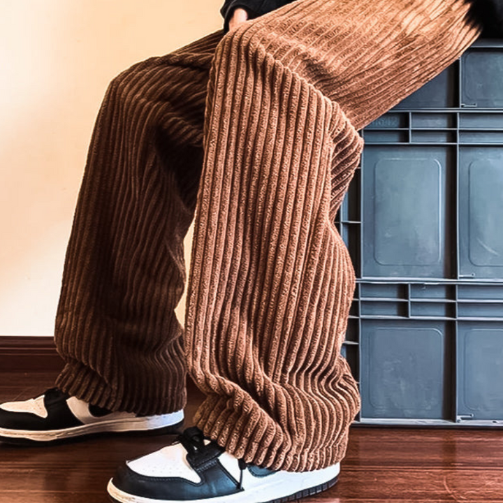 Herren Corduroy Jogginghosen im Stil der 90er Jahre