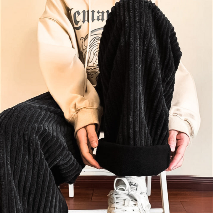 Herren Corduroy Jogginghosen im Stil der 90er Jahre