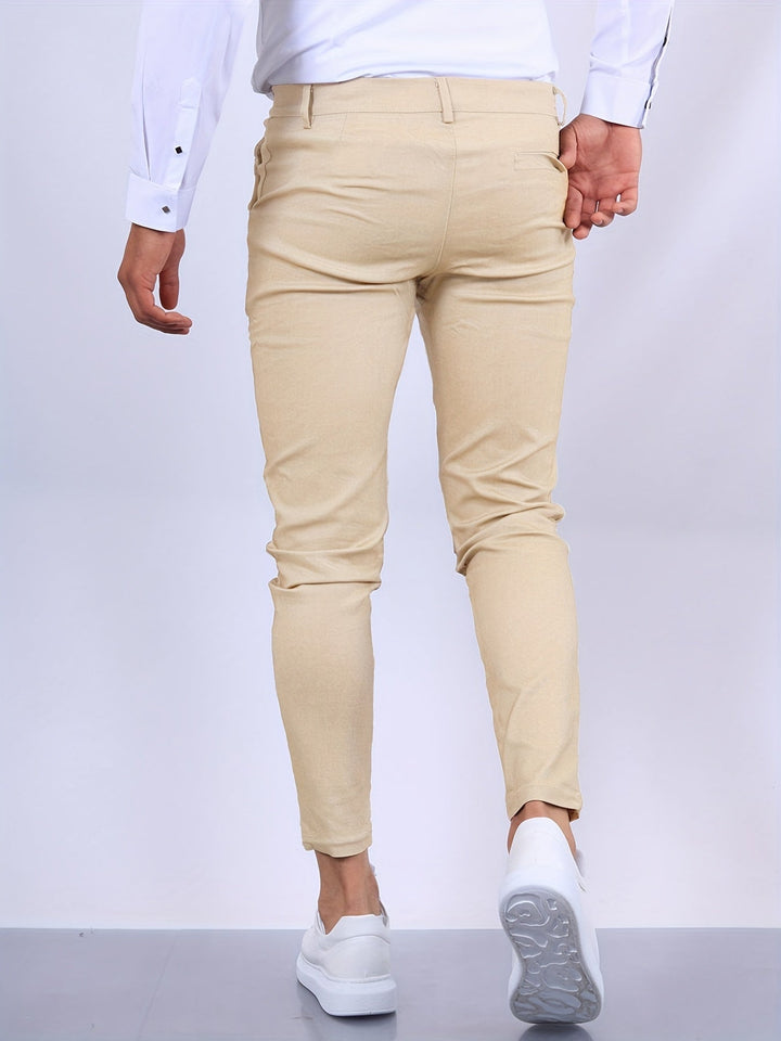 Herren Slim Fit Hosen mit elegantem und raffiniertem Design