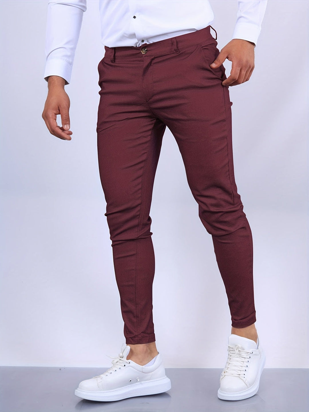 Herren Slim Fit Hosen mit elegantem und raffiniertem Design