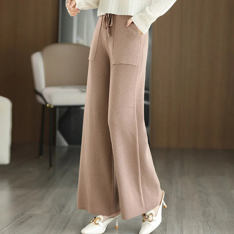 Pantaloni da Ufficio Eleganti per Donna con Tasche Frontali Comodi e Raffinati 2