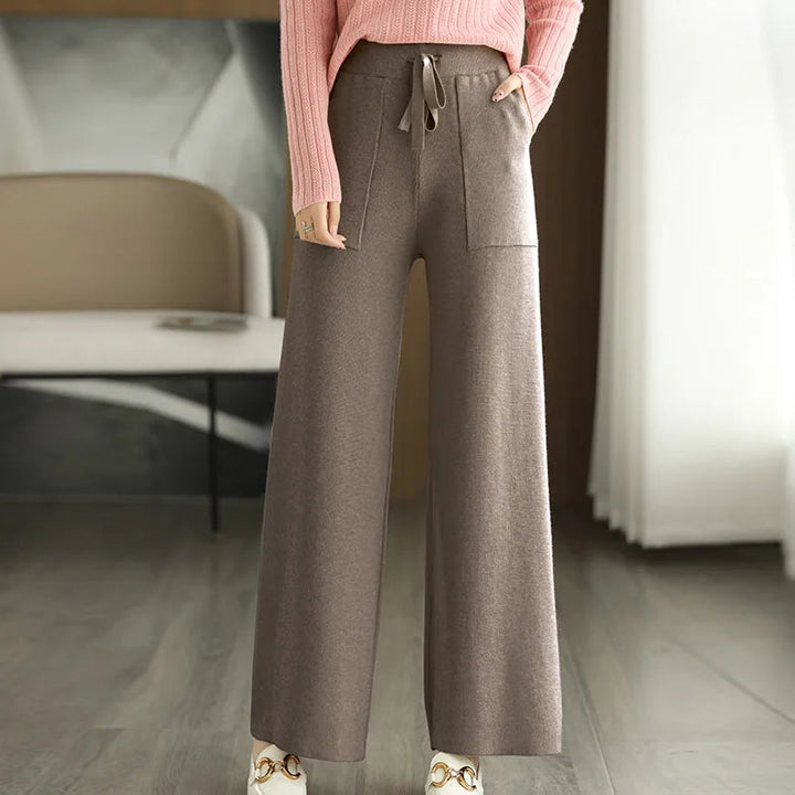 Pantaloni da Ufficio Eleganti per Donna con Tasche Frontali Comodi e Raffinati 3