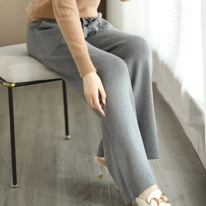Pantaloni da Ufficio Eleganti per Donna con Tasche Frontali Comodi e Raffinati 7