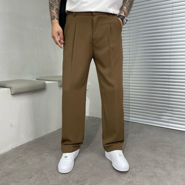 Pantaloni da Uomo Casual Eleganti con Vestibilità Comoda e Design Moderno 1