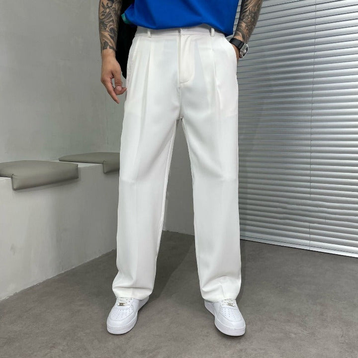 Pantaloni da Uomo Casual Eleganti con Vestibilità Comoda e Design Moderno 4