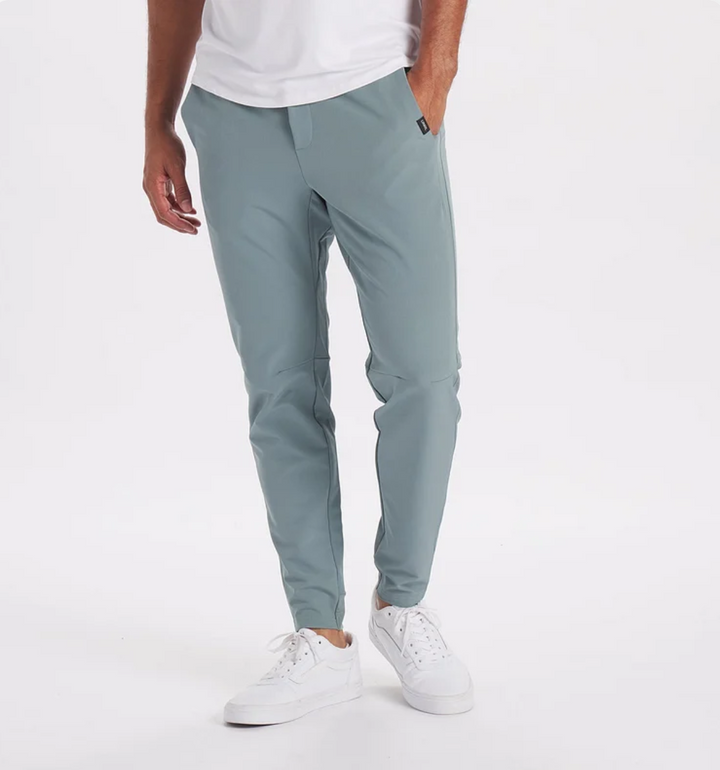 Pantaloni da Uomo Elasticizzati Affusolati con Polsini per Stile Casual e Sportivo