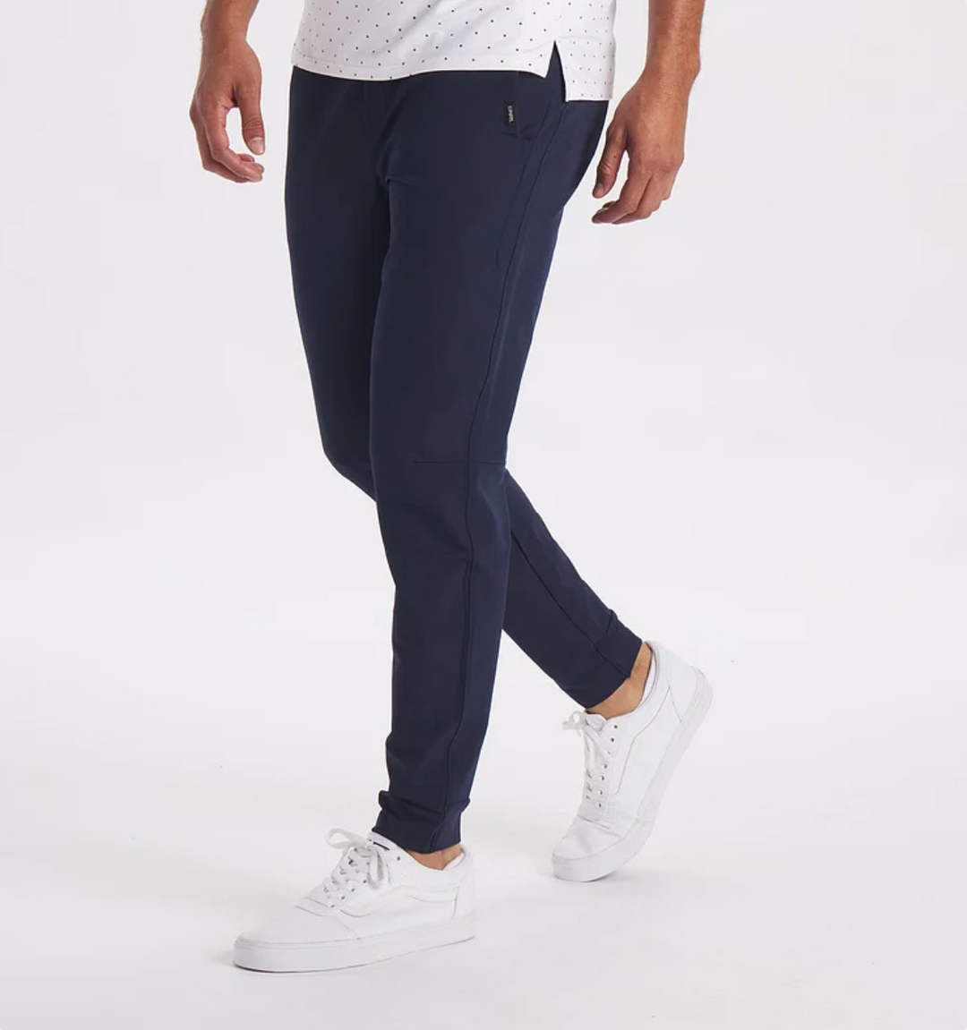 Pantaloni da Uomo Elasticizzati Affusolati con Polsini per Stile Casual e Sportivo