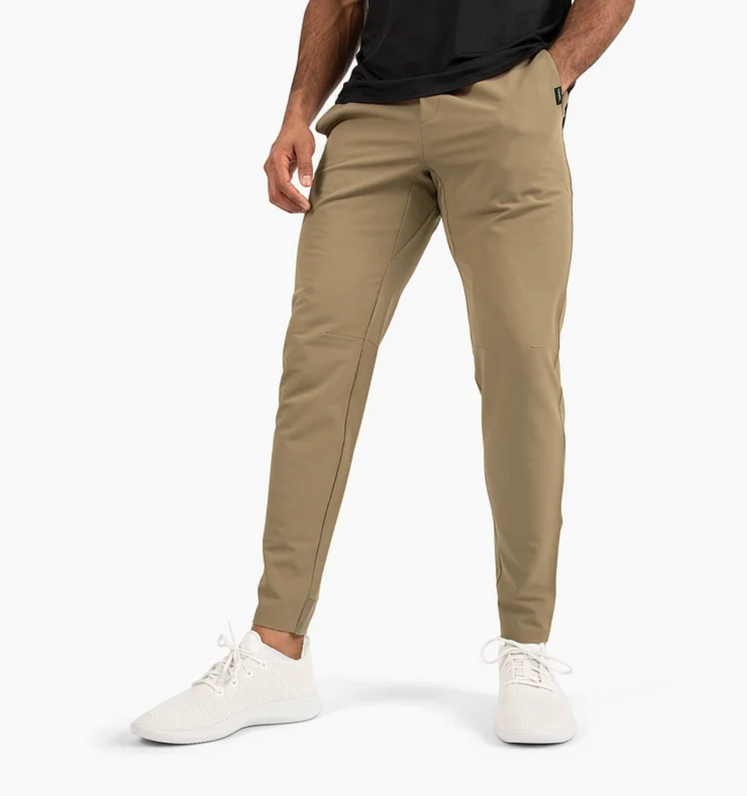 Pantaloni da Uomo Elasticizzati Affusolati con Polsini per Stile Casual e Sportivo