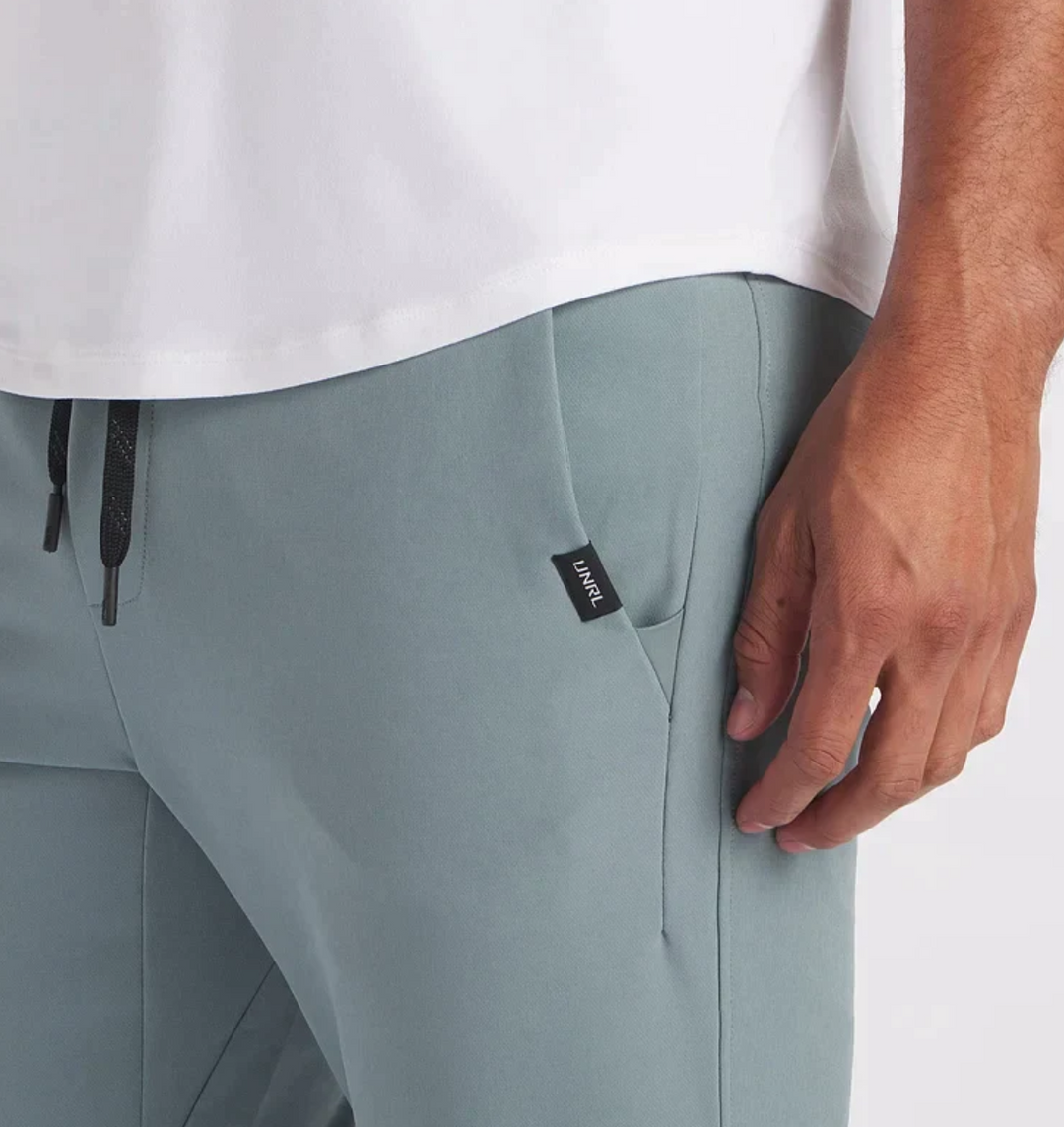 Pantaloni da Uomo Elasticizzati Affusolati con Polsini per Stile Casual e Sportivo