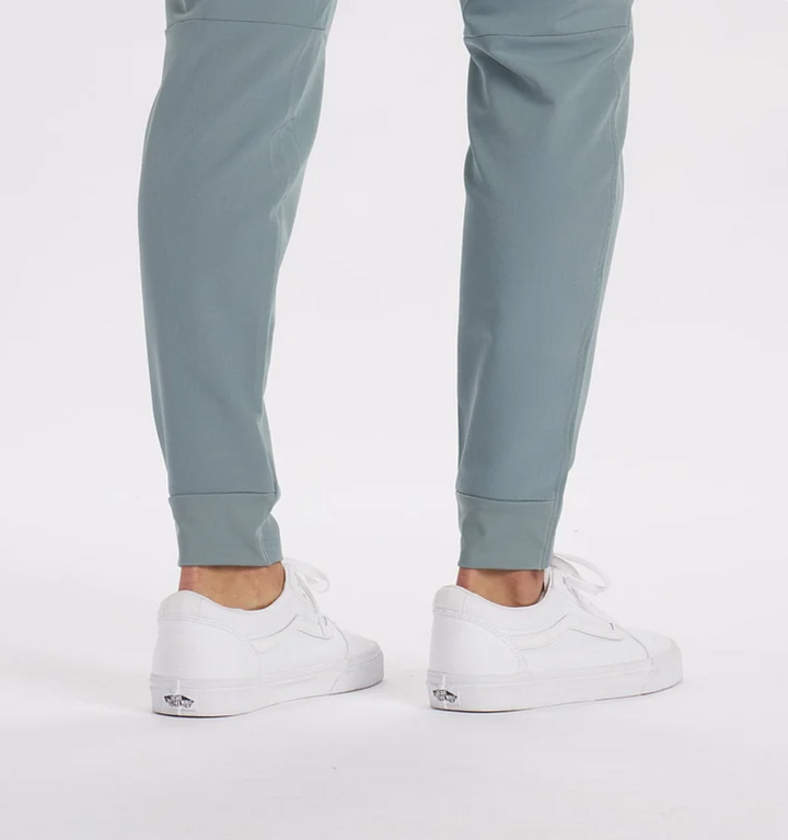 Pantaloni da Uomo Elasticizzati Affusolati con Polsini per Stile Casual e Sportivo