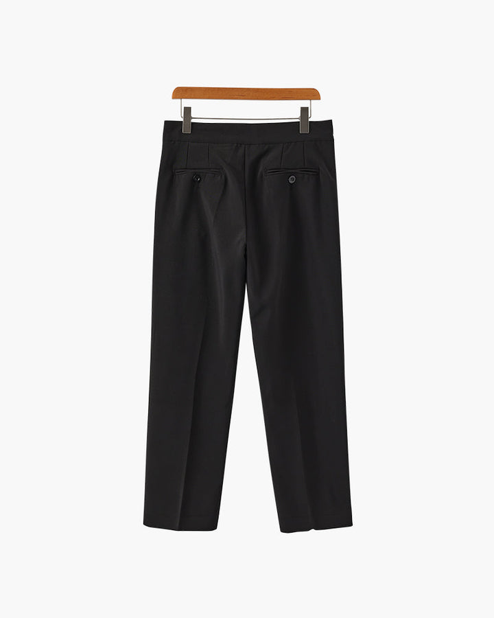 Pantaloni da Uomo Versatili a Vita Alta
