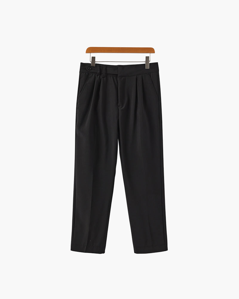 Pantaloni da Uomo Versatili a Vita Alta