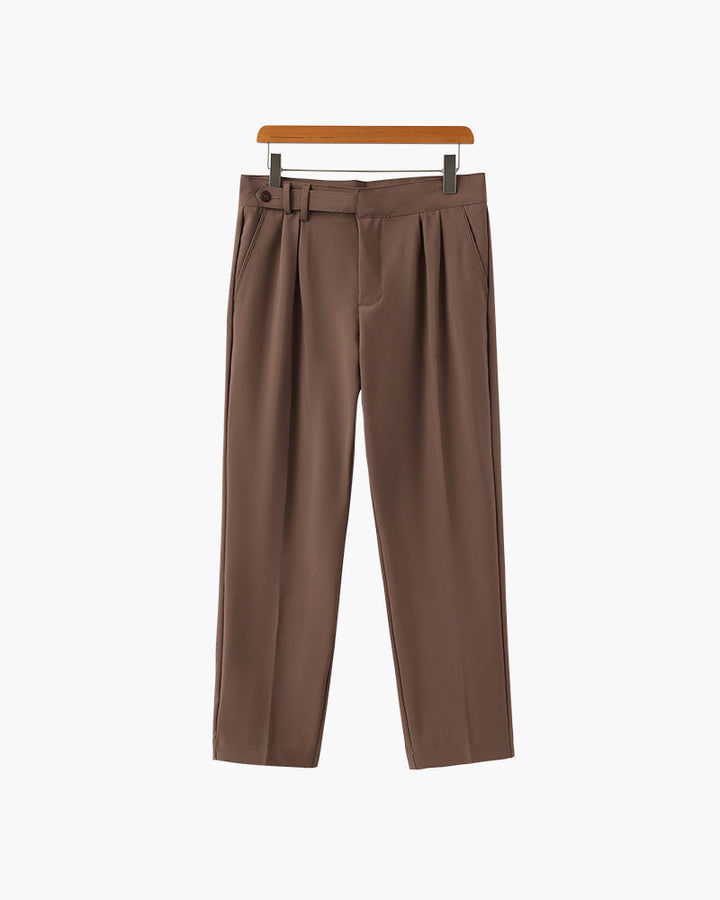 Pantaloni da Uomo Versatili a Vita Alta