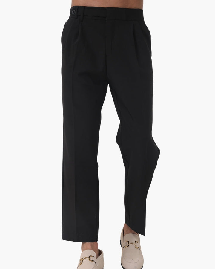 Pantaloni da Uomo Versatili a Vita Alta