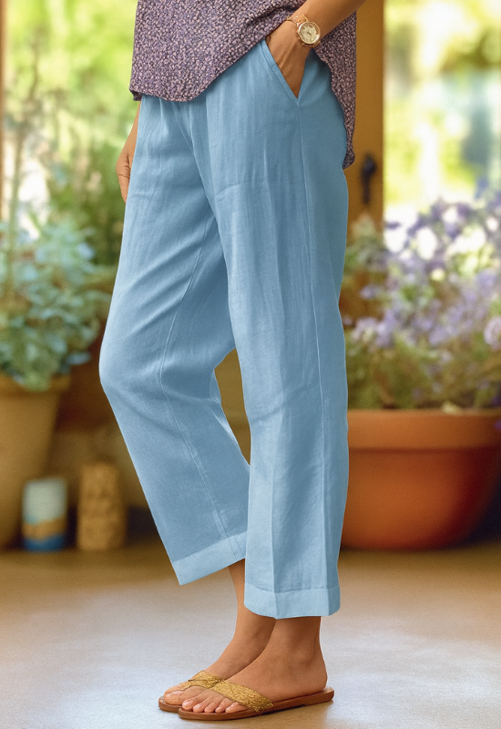 Pantaloni a Gamba Larga da Donna