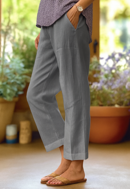 Pantaloni a Gamba Larga da Donna