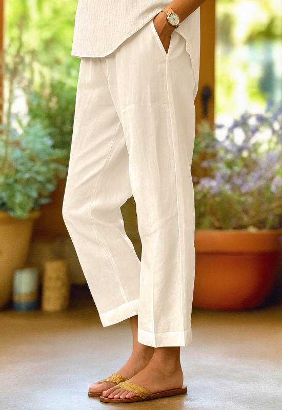 Pantaloni a Gamba Larga da Donna