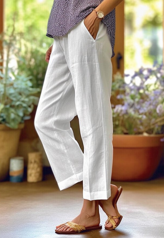 Pantaloni a Gamba Larga da Donna