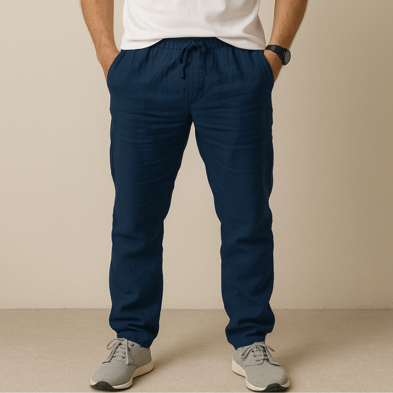 Elegante und lässige Sommerhosen für Herren mit weiter Passform