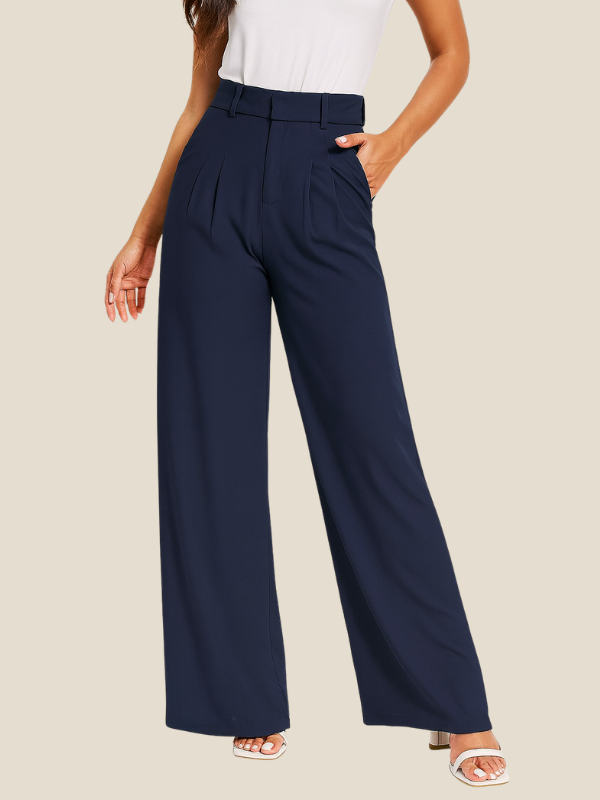Pantalones anchos de talle alto para mujer: elegantes y sofisticados para la oficina y el tiempo libre