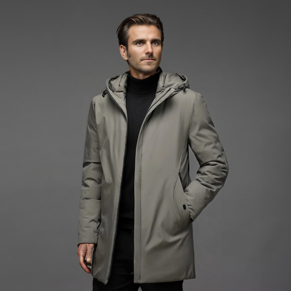 Parka Invernale con Cappuccio e Tasche Spaziose – Antivento e Idrorepellente 1