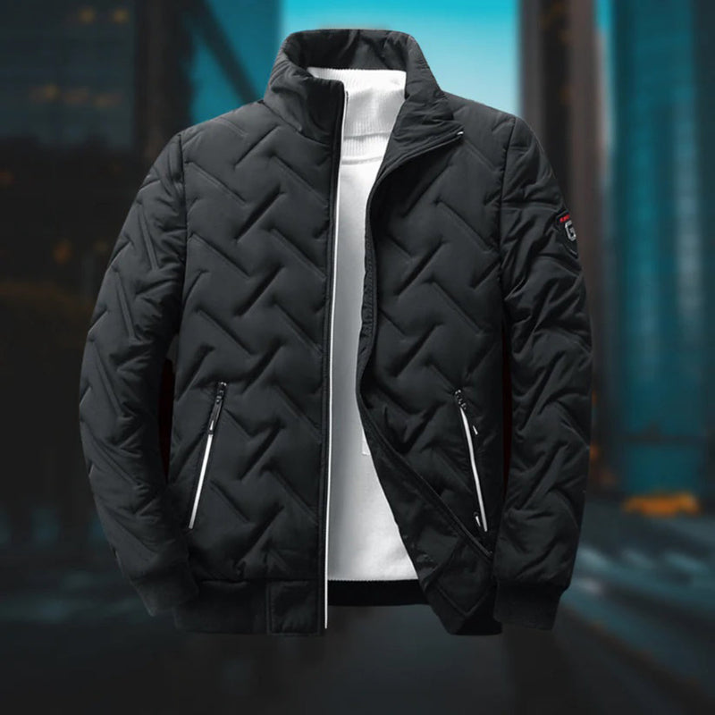 Piumino Leggero da Uomo Trapuntato con Tasche - Ideale per Autunno/Inverno, Disponibile in Nero, Verde e Grigio 0