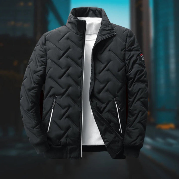 Piumino Leggero da Uomo Trapuntato con Tasche - Ideale per Autunno/Inverno, Disponibile in Nero, Verde e Grigio 0