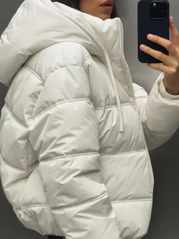 Piumino Lungo Donna con Cappuccio Leggero e Accogliente per Inverno 2