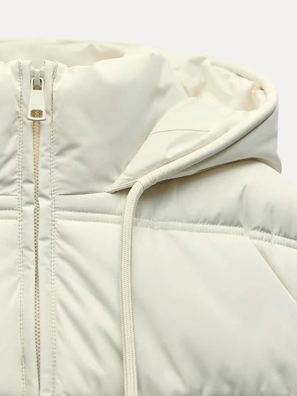 Piumino Lungo Donna con Cappuccio Leggero e Accogliente per Inverno 4