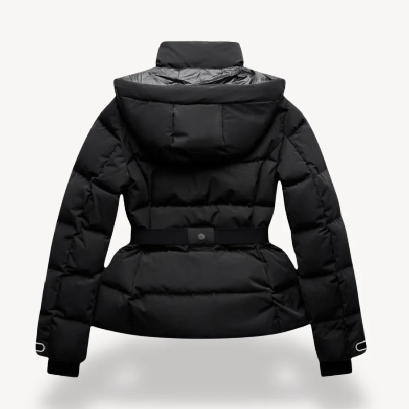 Piumino da Donna - Cappotto Invernale Imbottito con Cintura, Resistente All'acqua