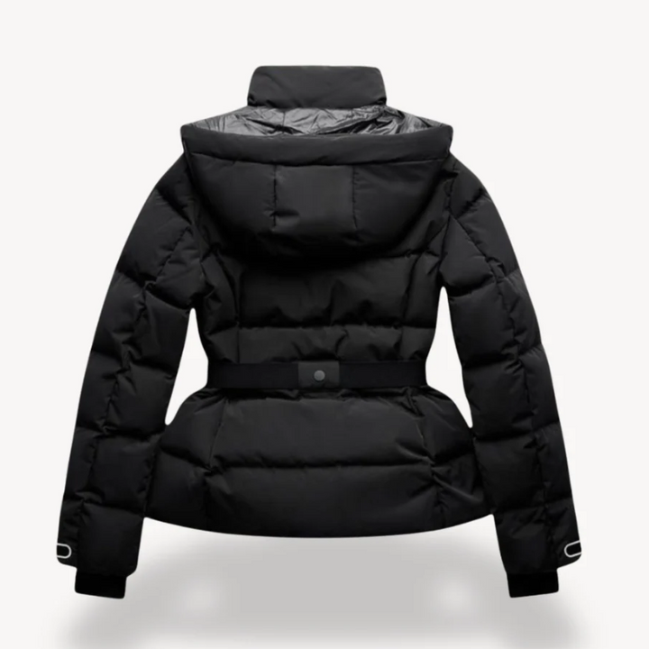 Piumino da Donna - Cappotto Invernale Imbottito con Cintura, Resistente All'acqua