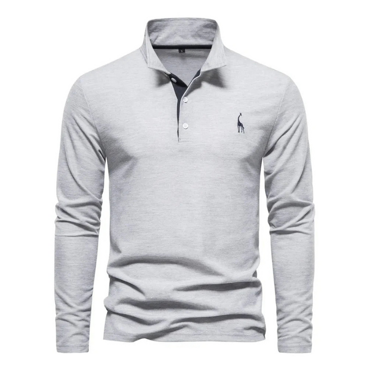 Elegantes und vielseitiges Langarm-Polo für jede Gelegenheit