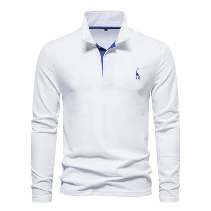 Elegantes und vielseitiges Langarm-Polo für jede Gelegenheit