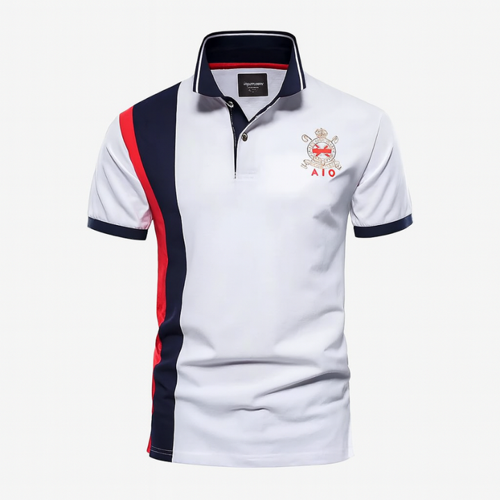 Polo mit langen Ärmeln für Herren aus weichem Stoff - Elegante Herrenpolo für lässigen und smart-casual Stil