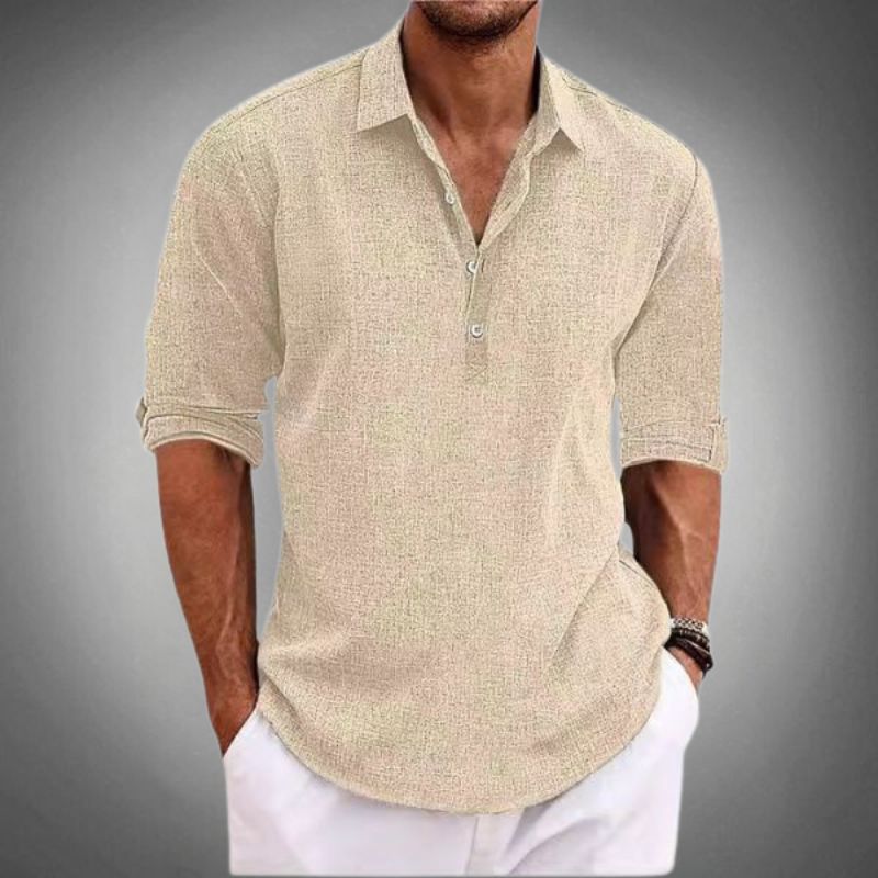 Polo Uomo Manica Corta Elegante e Traspirante con Colletto Classico 5