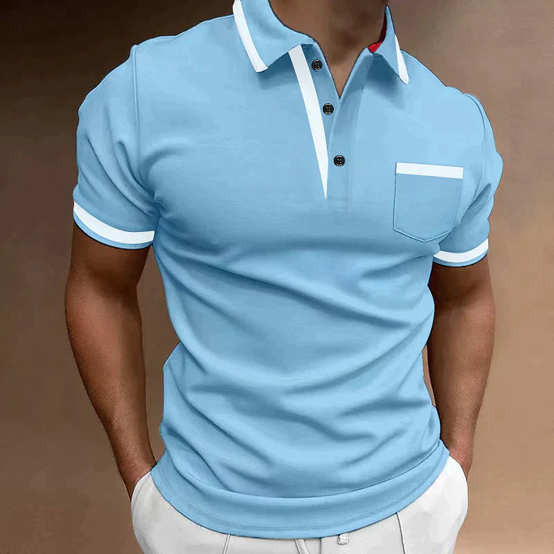 Polo Uomo Manica Lunga Elegante per Ogni Occasione - Comfort e Stile Classico 4