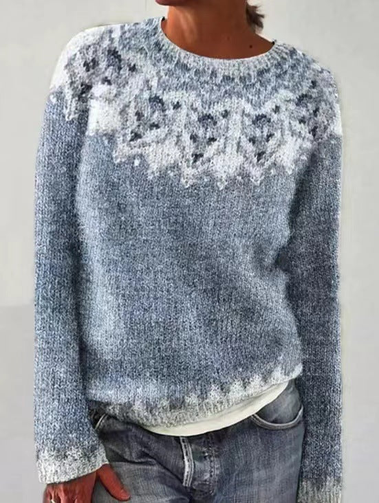 Pullover Donna Vintage in Maglia con Design Classico e Comfort – Maglione Autunnale in Cotone, Taglie S-XL 7