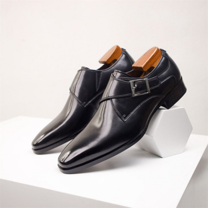 Scarpe Eleganti Uomo in Pelle con Fibbia Monk Strap – Stile per Occasioni Formali e Casual